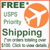 Free Shipping via USPS Priority Service - Click for more info